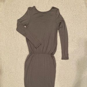 Rachel Pally moonbeam (gray) Brezlin dress with cut out back size SMALL NWT